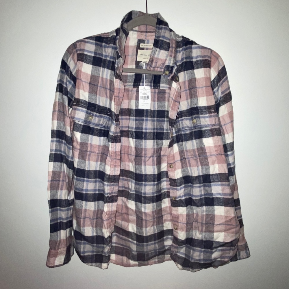 american eagle flannel top